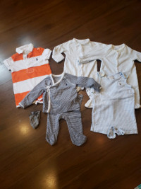 RALPH LAUREN baby boy clothes.  newborn/0-3 months