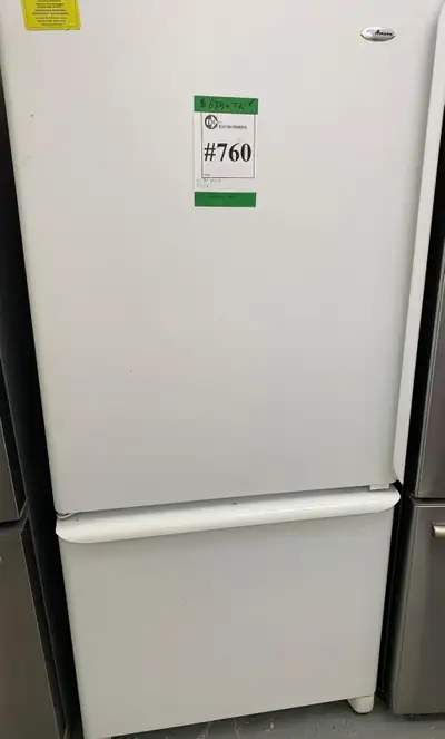 ***AMANA FRIGO/ FRIDGE #760*** $685+TX Entièrement testé, en excellent état. Livraison possible. Gar...