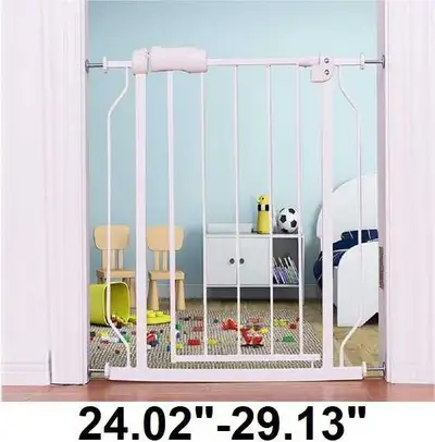 ALLAIBB CHILD/PET SAFETY GATES  PRESSURE MOUNT- FROM 24.02"-29.1, View more