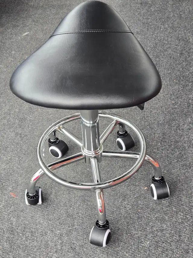 Saddle Stool Adjustable Swivel Rolling Saddle Seat Chair in Chairs & Recliners in City of Toronto - Image 10