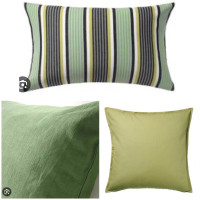 3 for $5 IKEA Cushion Covers (Green) RAGNBORG, VIGDIS, GURLI