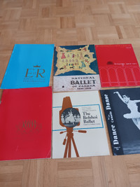14 VINTAGE BALLET PROGRAMS- amazing collection