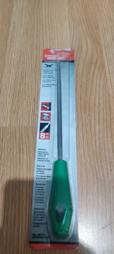 Crescent Nicholson General Purpose round file with handle. 8", View more