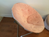 Saucer chair with metal frame( foldable) 