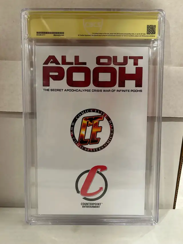 All Out Pooh? Comics Elite DJ Pooh Variant Signed) in Comics & Graphic Novels in City of Toronto - Image 3