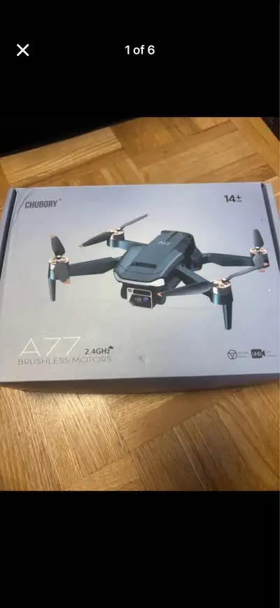 Capture stunning aerial footage with this Chubory A77 drone, which features a 4K UHD Sony camera and...