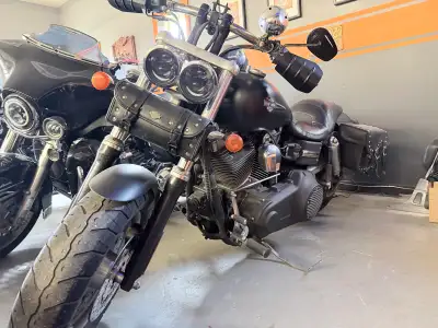 I'm selling my 2009 Harley Davidson Fat Bob (Dyna), a robust motorcycle known for its distinctive, m...