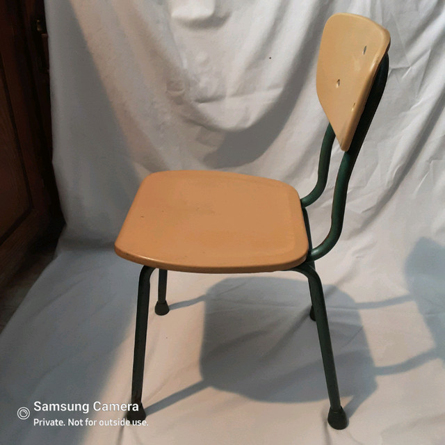 Set of 4 Mid century industrial childrens chairs. 2 sizes in Chairs & Recliners in Calgary - Image 2