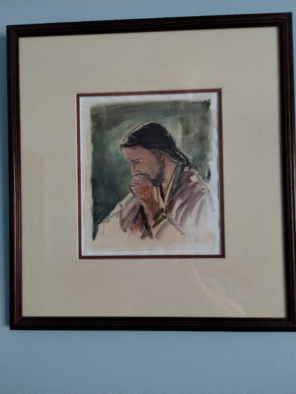FRAMED PORTRAIT OF JESUS CHRIST in Arts & Collectibles in Sault Ste. Marie - Image 2