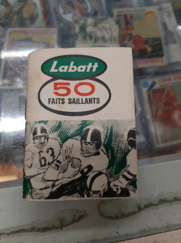 CFL Mini Livret Labatt CFL Sedule 1963 Sked Booklet Rules dans Art et objets de collection  à Trois-Rivières