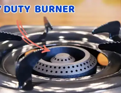 Heavy Duty Single Burner Teflon-Coated Gas Stove  Non-stick Easy, View more