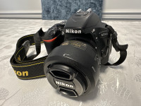 Nikon D5500 with three lenses