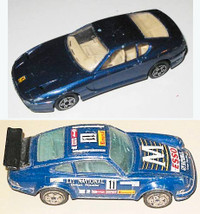 Autos Burago Porsche 911, Ferrari 456 GT Burago Diecast