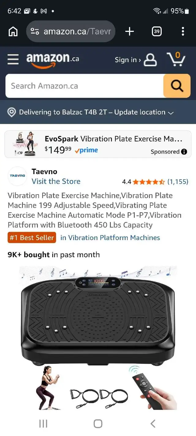 vibrating plate in Exercise Equipment in Calgary - Image 2