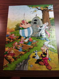 ASTÉRIX PUZZLE ...OBÉLIX L'ECOLIER    100 PIÈCES 