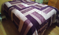 Beautiful Purple king-size Comforter set