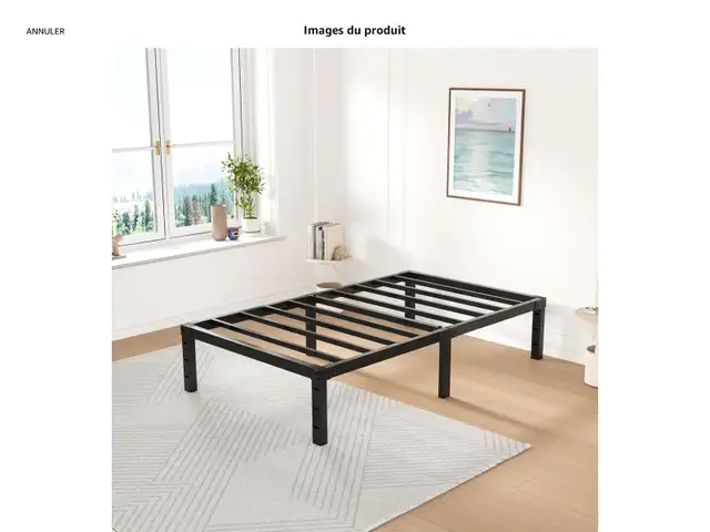 Cadre de lit in Beds & Mattresses in Sherbrooke - Image 2