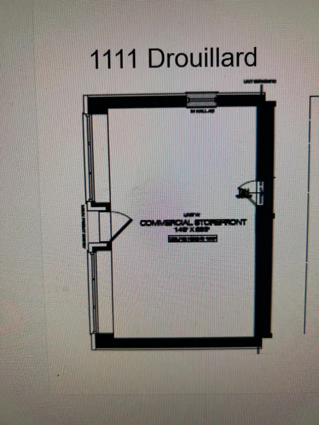 Prime Location- Commercial Space Drouillard Ford City in Commercial & Office Space for Rent in Windsor Region - Image 5
