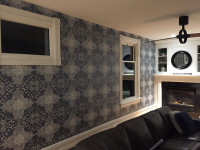 Wallpaper and mural installation