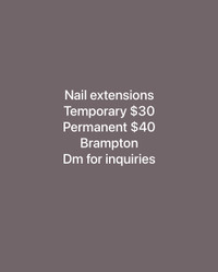 Nail extensions 