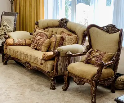Solid wood Ashley Sofa Set (Moving sale), View more