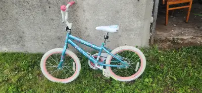 Girls 18" bike and boys 16". Used one summer. Stored inside almost always. Comes with training wheel...