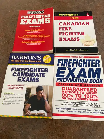 Firefighter Prep Exams Books (lot), View more