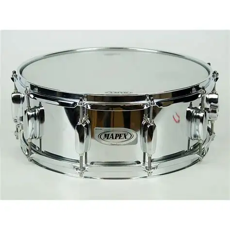 LOW PRICED CHROME SNARE DRUMS MAPEX VENUS 6.5 X 14 WESTBURY in Drums & Percussion in Chatham-Kent - Image 2