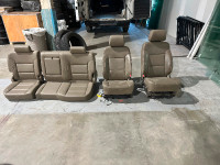 Leather interior seats front back 2014-2019 Chevy GMC truck