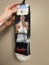 Freddie Mercury Good Luck Socks (Size 5-9) Queen Live Aid