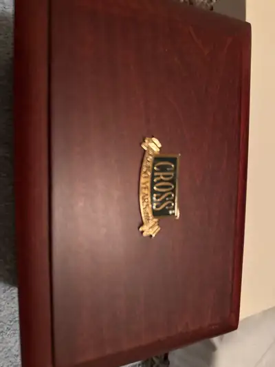This Cross pen is part of a 150th-anniversary commemorative set and comes in a beautiful wooden box....