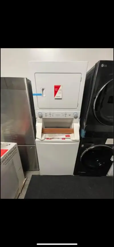 NEW Frigidaire Washer And Dryer Stacker (White), View more