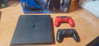 Playstation 4 Slim with 3 Games and 2 Controllers