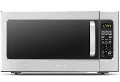 Toshiba ML-EM62P(SS) Large Countertop Microwave Oven with Smart Sensor, 6 Menus, Auto Defrost, ECO M...