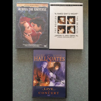 Music DVDs EUC The Beatles A Hard Day’s Night Hall & Oates 
