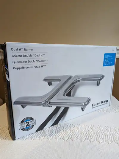 BNIB Broil King Dual H Small Burner 1500 - 18626, View more