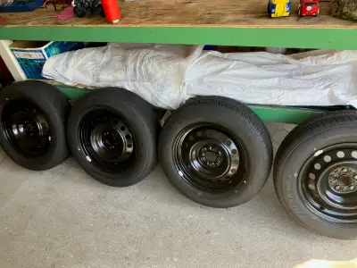 In excellent condition tires and rims. $ 400. Yes, they are available.