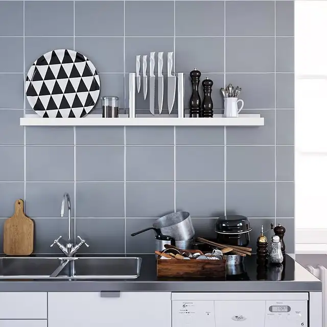 SONGMICS Wall Shelf Living Room Decoration Glossy Finish 10 x 11 in Home Décor & Accents in Markham / York Region - Image 3