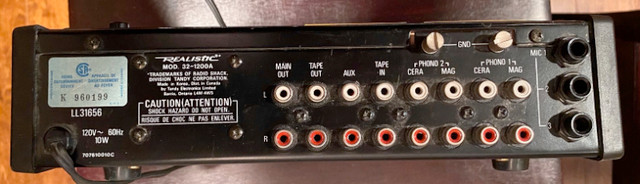 VINTAGE REALISTIC 32-100A STEREO MIXER in General Electronics in Mississauga / Peel Region - Image 2
