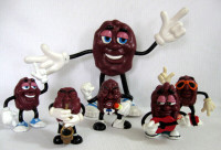 LOT DE CALIFORNIA RAISINS VINTAGE CALIFORNIA RAISINS LOT