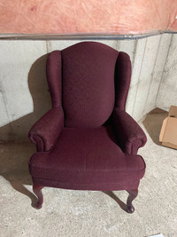 Wing back chair