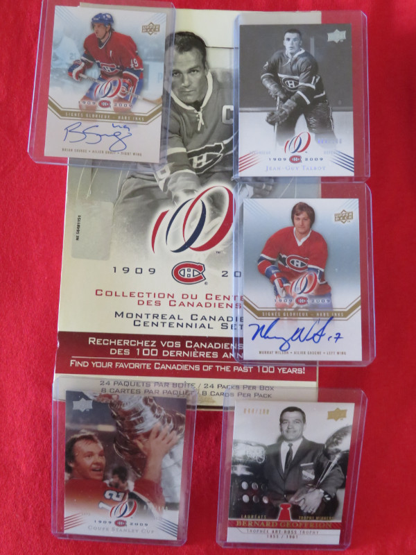 UD 1909-2009 NHL Set 5 Special cards NM in Arts & Collectibles in Edmonton