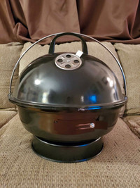 Master Chef Portable Charcoal Kettle BBQ Grill 