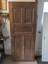 Antique solid wood door