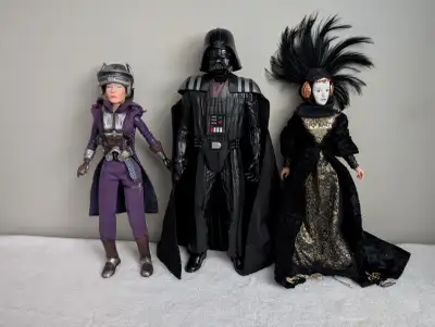 Star Wars 12" Figures Darth Vader Padme, View more