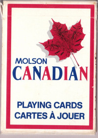 jeux cartes - molson canadian - old milwaukee
