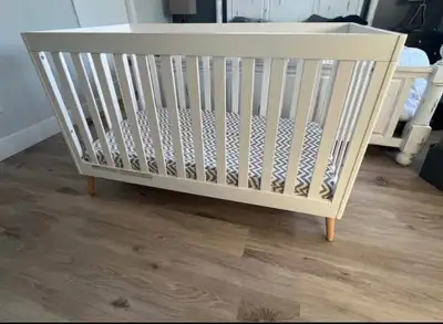 Crib and mattress. Used for a 15 months. Always had a mattress protector on mattress. Great conditio...
