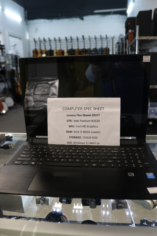 Computer Spec Sheet, Lenovo Flex 20377 (#36095) in Laptops in City of Halifax - Image 3
