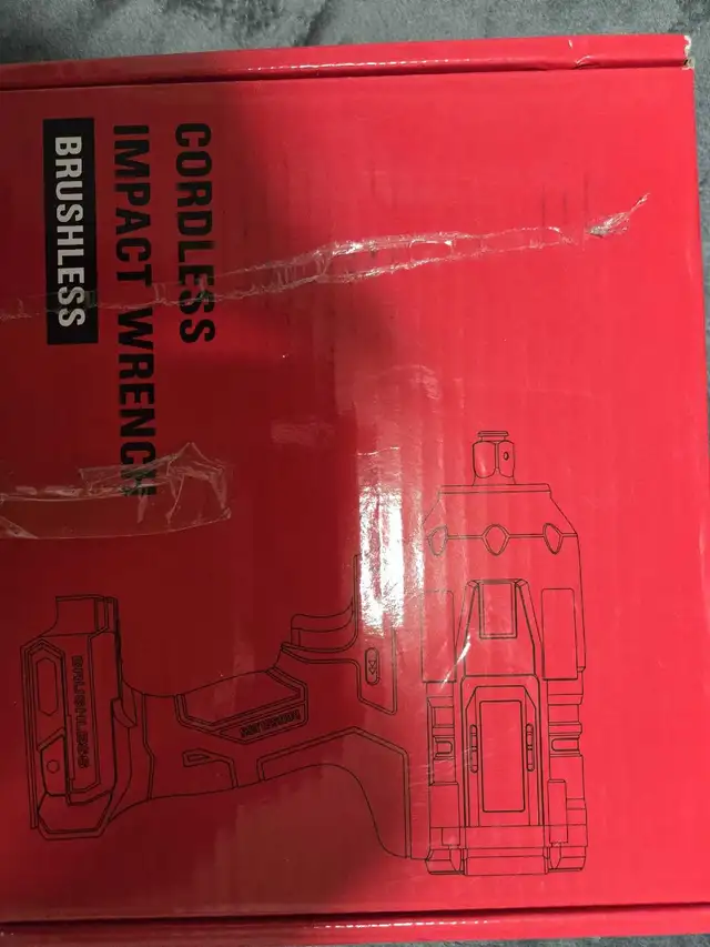 Cordless Impact Wrench 1/2 inch for Mil-Waukee 18V Battery,  in Power Tools in Oakville / Halton Region - Image 3