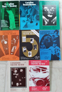 Canadian Theatre Review 8 vintage magazines